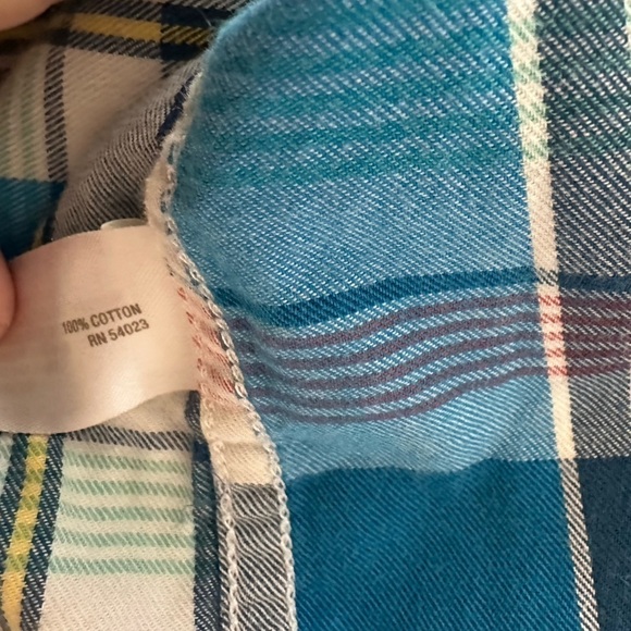 Old Navy Plaid Slim Fit Men’s XL Long Sleeve Button Down Shirt - Picture 8 of 9